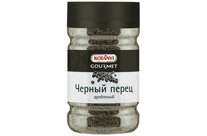 Перец черный дробленый банка 630г Котани