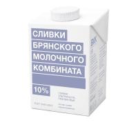 Сливки 10% БМК ультрапастеризованные 500гр/12