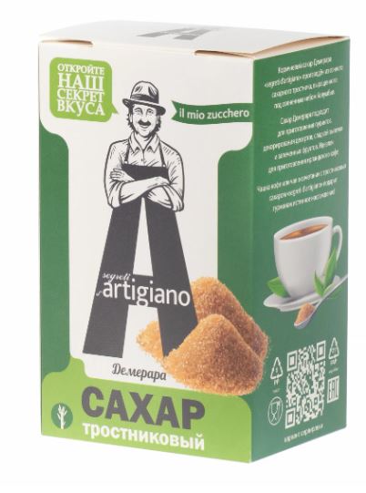 Сахар-песок тростниковый  коричневый 0,5 кг /10