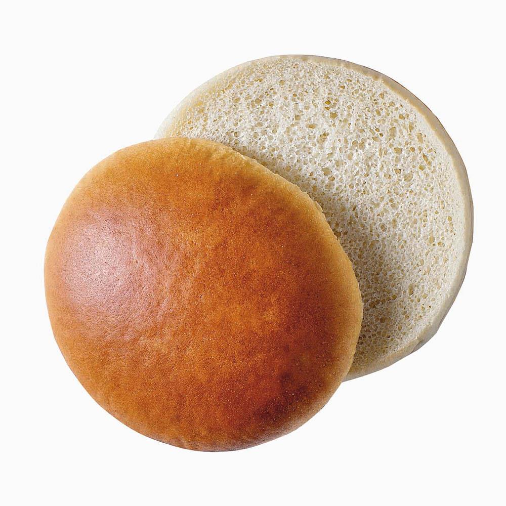 Булочка для гамбургера БРИОШЬ 100мм 1 /55гр *48  КОРОБ 3262 ПЕРМЬ