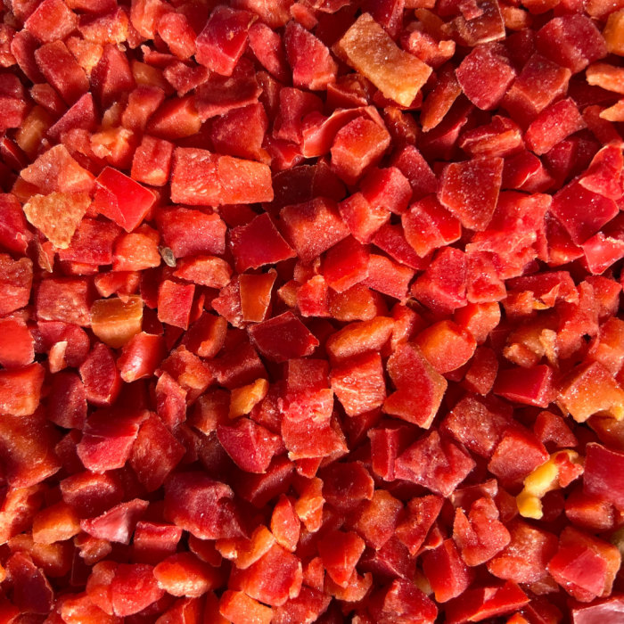 Перец красный кубик с/м вес. СТОП