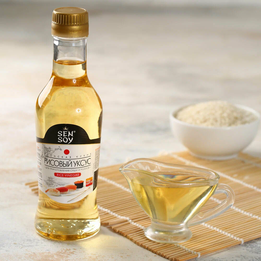 Уксус рисовый 220мл/6 Сэн Сой 