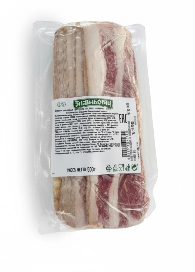 Бекон в/к с/м 500гр Златиборац