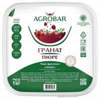 Пюре Гранат БЕЗ САХАРА с/м 1кг /6 Агробар