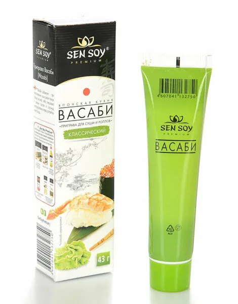 Приправа горчичная Васаби тюбик 43гр/24 Сэн Сой