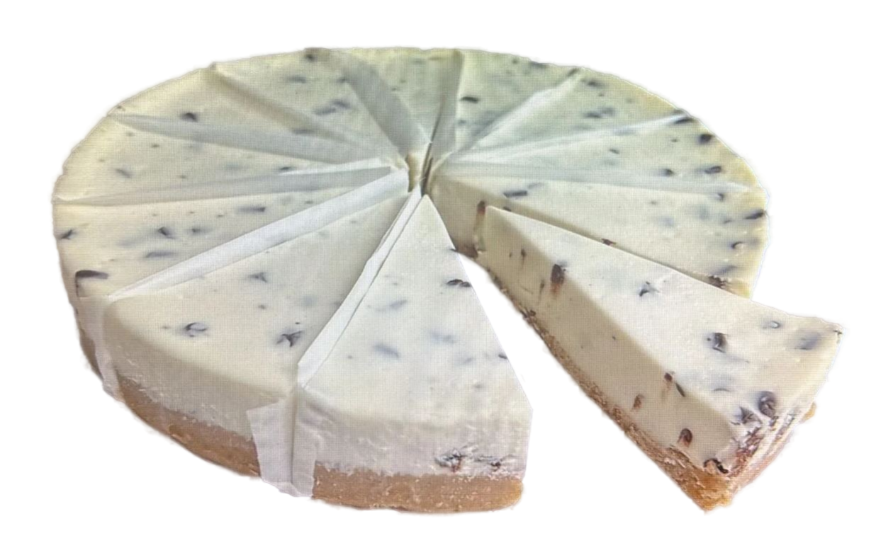 Чизкейк "DUO" ванильный с кусочками темного бельгийского шоколада 1,2кг/4 12 порций