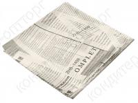 Бумага для бенто-тортов  "ГАЗЕТА" 18х18см, 10шт