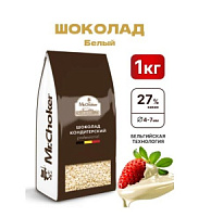 Шоколад М белый 27% 1кг Mister Cho