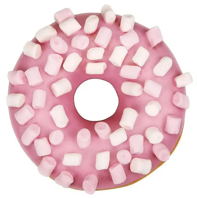 Донат глазир с посыпкой МАРШМЕЛЛОУ 58гр *12шт /1 КОРОБ ХлебПром