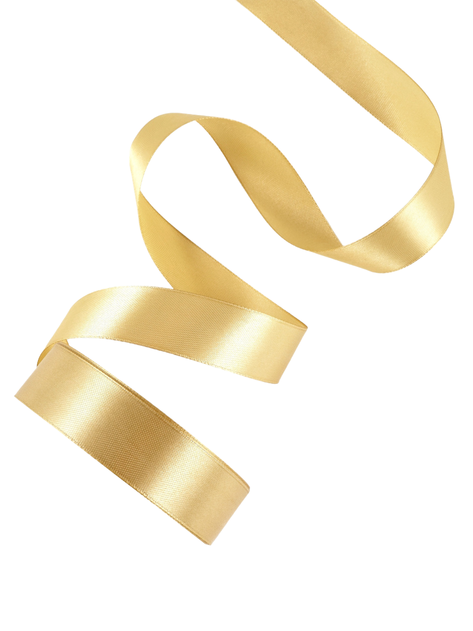 Лента атласная 25мм*25м золотой №104 5052099