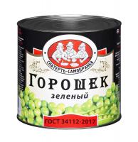 Горошек зеленый конс. ж/б 425мл/12 Скатерть-Самобранка