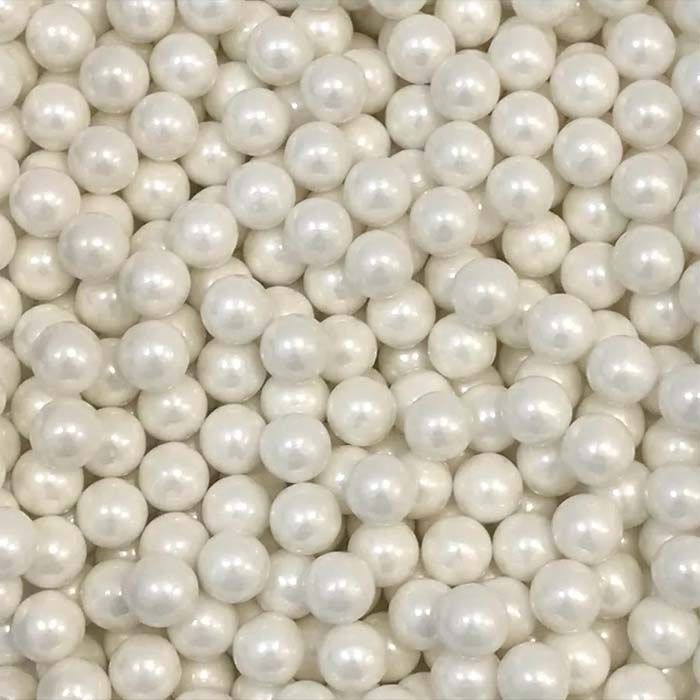 Посыпка жемчуг белоснежный 6-8 мм 100г №252