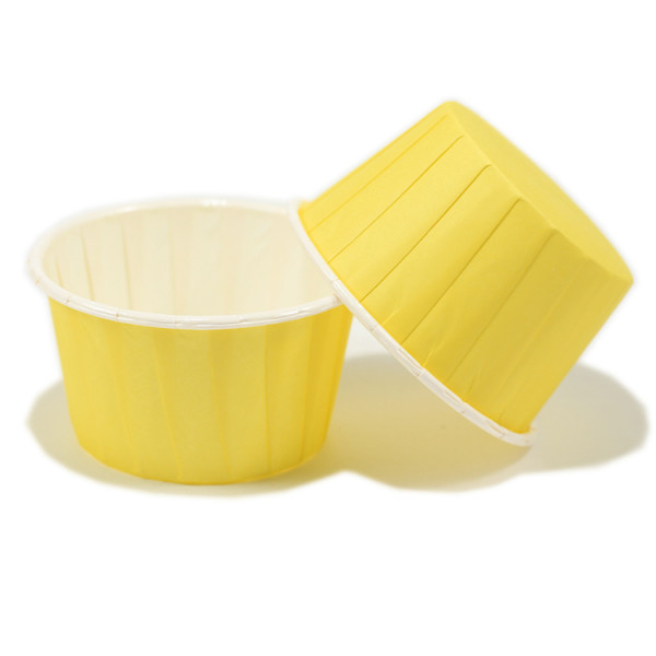 Форма бумажная Маффин желтая 50х40мм 100шт