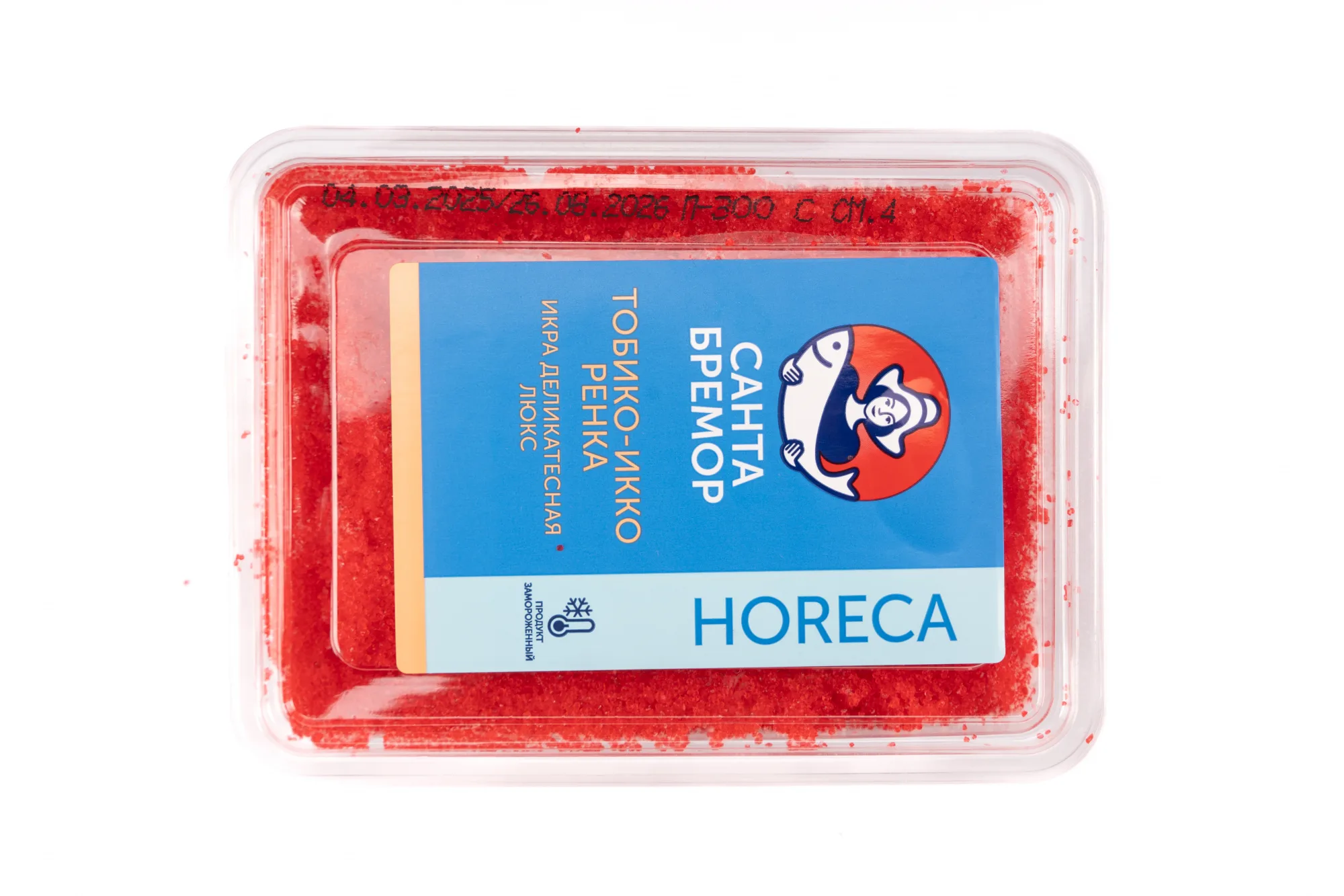 Икра тобико икко КРАСНАЯ 500гр Санта Бремор   