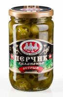 Перец Халапеньо острый ЗЕЛЕНЫЙ ст/б 370мл/12 Скатерть-Самобранка