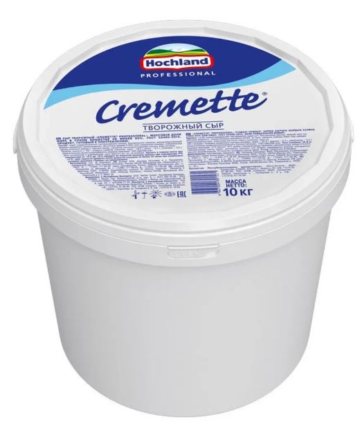  Сыр творожный КРЕМЕТТЕ 65%  10кг /1 /48  8953