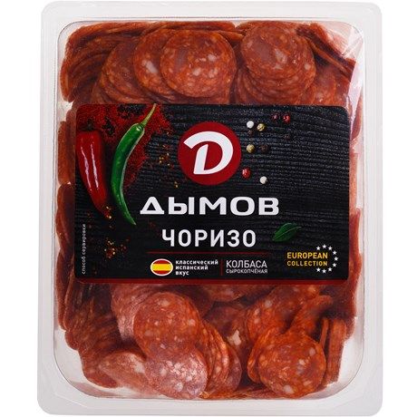 Колбаса ЧОРИЗО НАРЕЗКА С/К 1 кг /8 Дымов