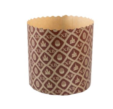 Форма бумажная для куличей 110х85 ХВ Золотое 1шт