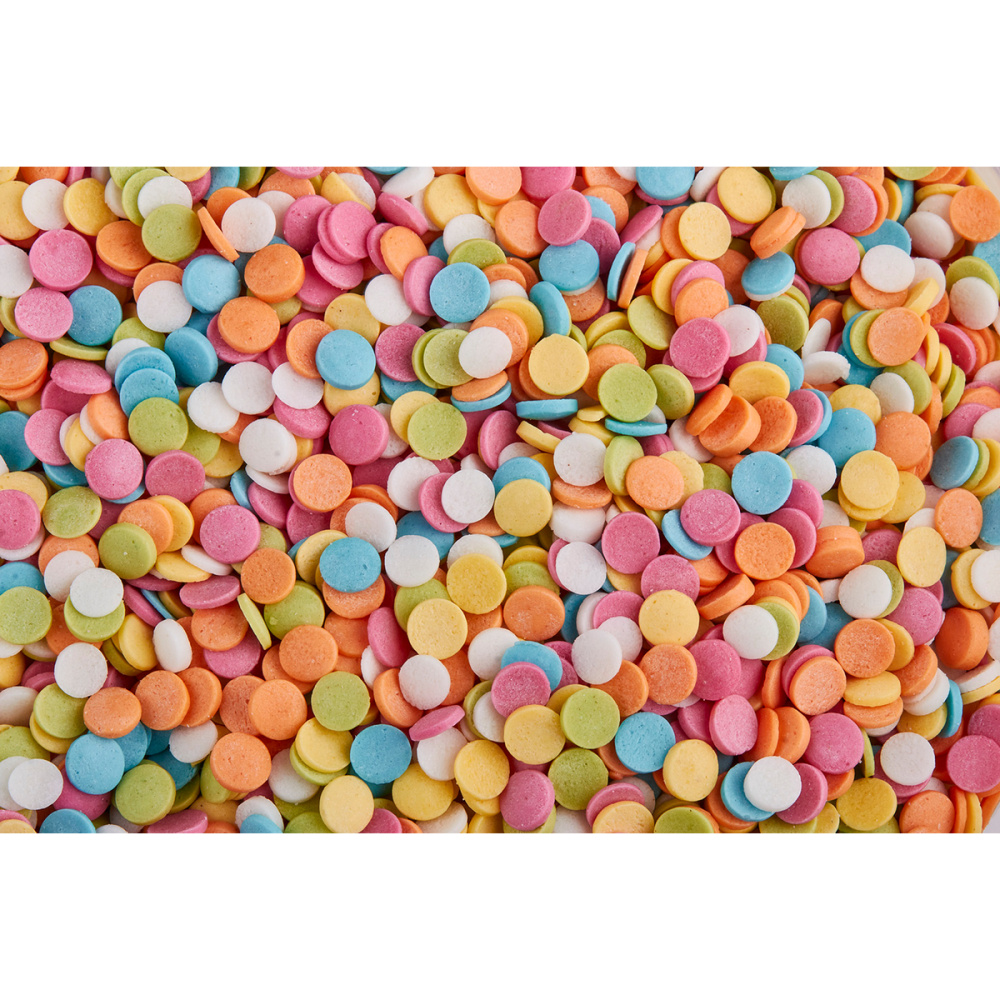 Посыпка сахарная матовая КОНФЕТТИ микс 100гр