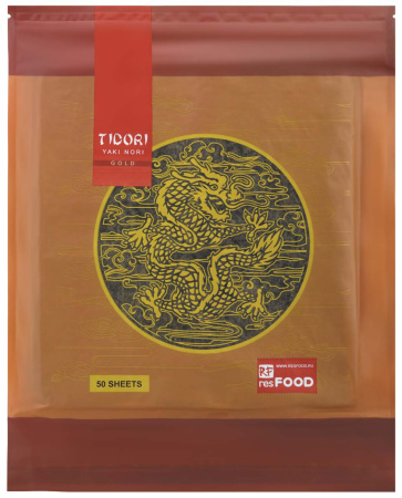 Водоросли Яки Нори Золотые  50л /80 Тидори Корея