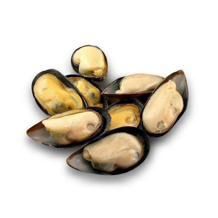 Мидии голубые 1/2 ракуш.  1кг /12