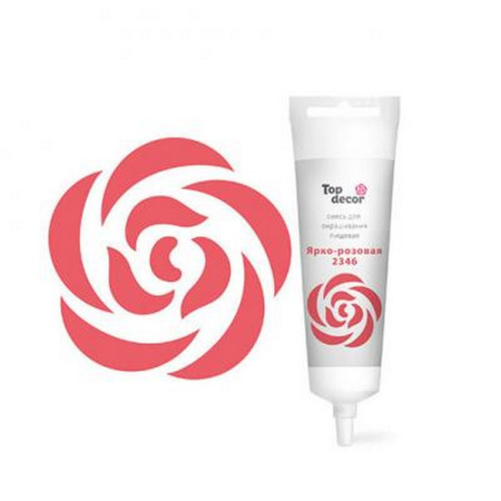 Краситель гелевый ярко-розовый 100г ТОП Декор 5036460