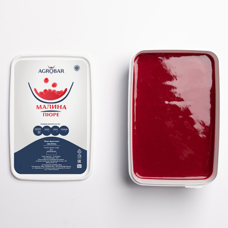 Пюре Малина  с/м 250гр /12 Агробар