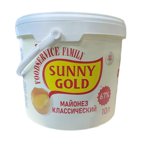 Майонез 67% 10 л /1 Санни Голд