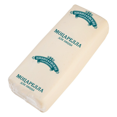 Сыр Моцарелла для пиццы 40% Сыры Кубани 2кг