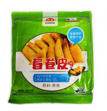 Тесто для Спринг Роллов 215*215 (40листов) 550г/20