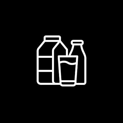 Сливки, масло, яйцо, молоко и молочные продукты.