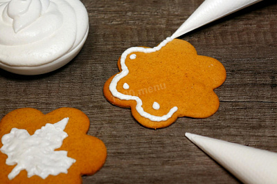 Глазурь для пряников и печенья, гибкое кружево