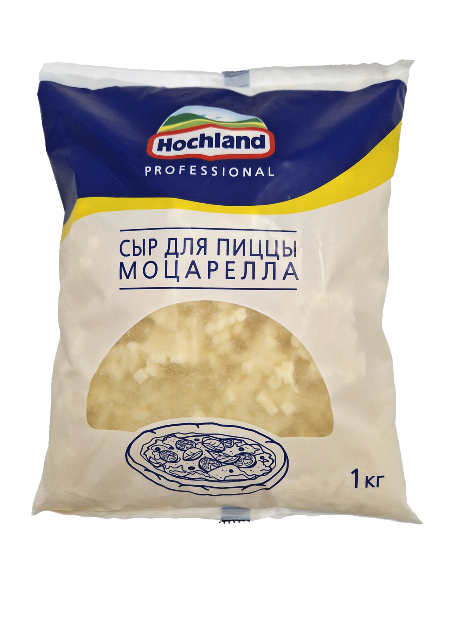 Сыр Моцарелла для пиццы 1 кг /6 /50 /300 /10к/5 Хохланд  795808