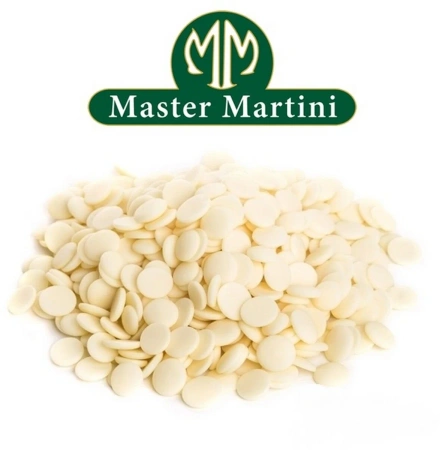 Глазурь А шоколадная белая Болеро Бьянко Диски 1кг /20 М Мартини