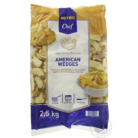 Картофельные дольки 2,5 кг /4 