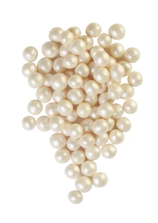 Посыпка жемчуг серебро микс 100г №108