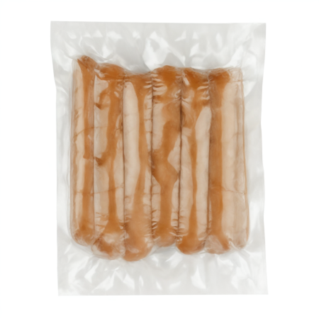 Сосиски для хот-дога из свинины, 20см*24мм, Дымов, 80гр*12шт/14