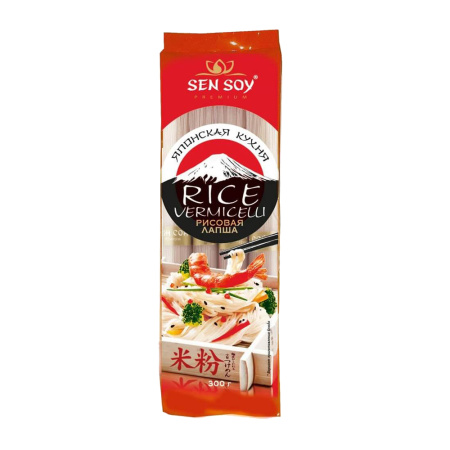 Лапша рисовая 500гр/12 Сэн Сой