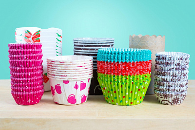 Формы для капкейков и маффинов, креманки, бумажные стаканы