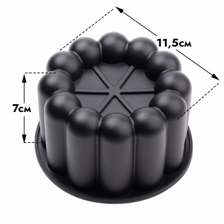 Силиконовая форма для муссовых тортов "Цветок" 620615