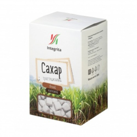 Сахар тростниковый кусковой белый  0,5 кг/8