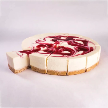 Чизкейк КЛУБНИЧНЫЙ 1,66кг/4 14 порций