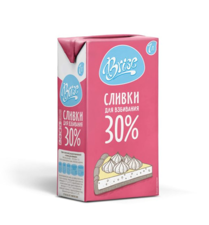 Сливки 30% 1л/12 Бризе