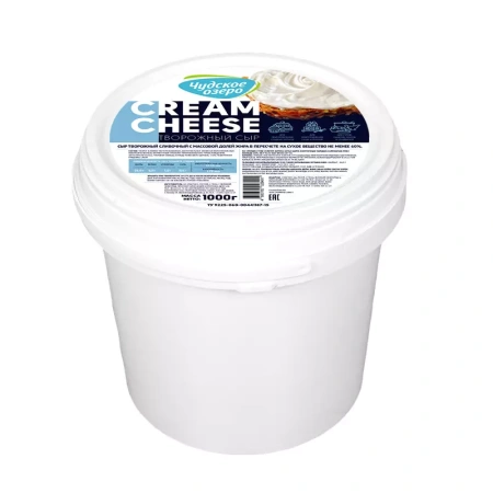  Сыр творожный 60% 1кг/6 Чудское озеро