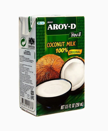 Кокосовое молоко 250 мл /36 AROY tetra pak