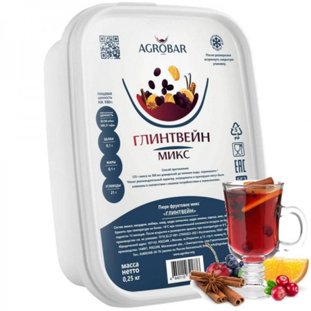 Пюре Глинтвейн  с/м 250 гр /6 Агробар