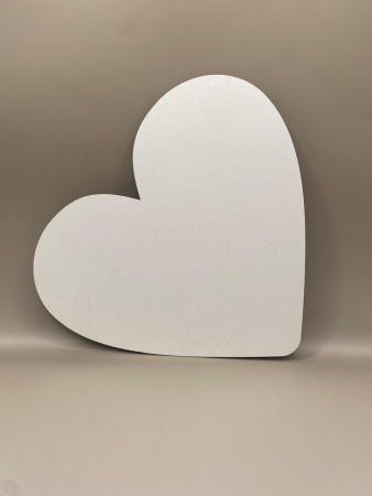 Подложка для торта деревянная ЛХДФ d-280мм (280*245мм) СЕРДЦЕ