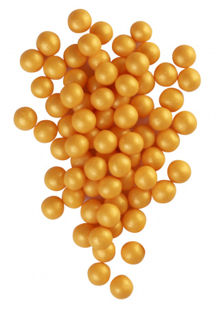 Посыпка жемчуг ЗОЛОТО 12-13мм 100г