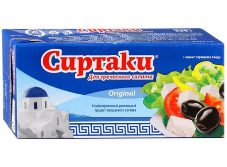Сыр Фета СЗМЖ Сиртаки Original 55% 330 гр /15