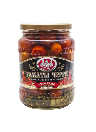 Томаты черри марин. ст/б 720мл/8 Скатерть-Самобранка